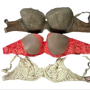 32DDD lot of 3 Victoria Secret Braa